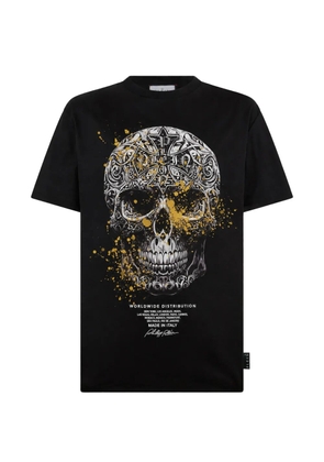 Philipp Plein jersey T-Shirt Skull Baroque Dots - Black
