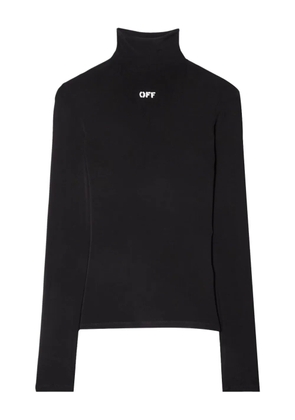 Off-White high-neck top - Black