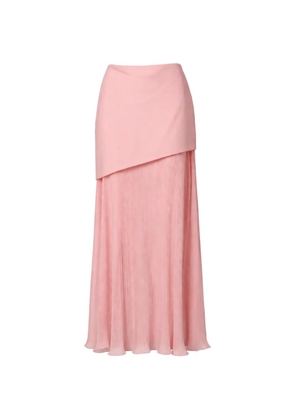 Baobab asymmetrical pleated maxi skirt - Pink