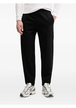Ea7 Emporio Armani logo-print track pants - Black