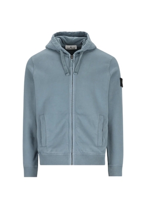 Stone Island 6100067 brushed organic cotton fleece sweatshirt - Blue