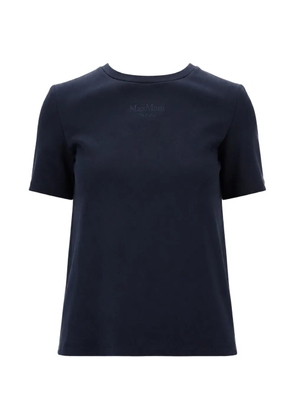 'S Max Mara logo-embroidered T-shirt - Blue