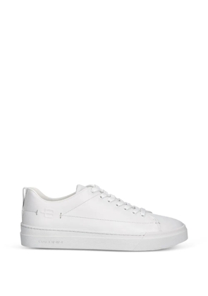 Baldinini logo-embossed lace-up sneakers - White