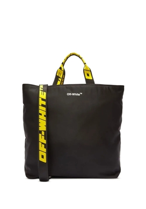 Off-White logo-print tote bag - Black