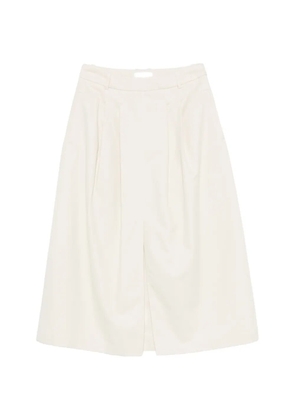 JOSEPH Kharis pleated midi skirt - Neutrals