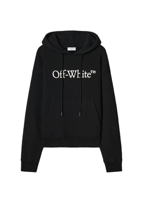 Off-White logo hoodie - Black