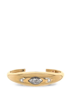 with love sapphire and diamond bracelet - Gold