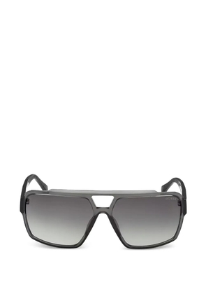 GUESS USA geometric-frame sunglasses - Grey