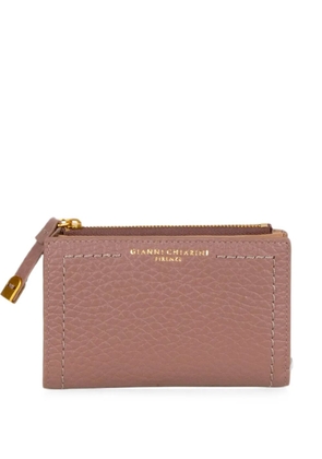 GIANNI CHIARINI grainy leather wallet - Pink
