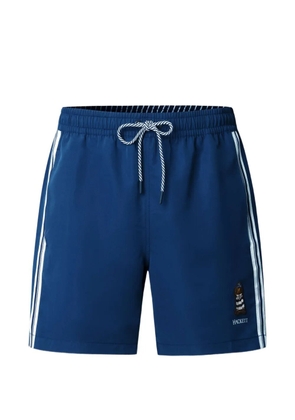 Hackett London logo-patch drawstring shorts - Blue
