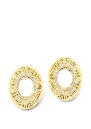 Carol Kauffmann large Explosion diamond earrings - Gold