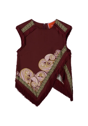 La DoubleJ scarf top - Red