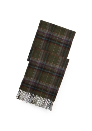 Polo Ralph Lauren Tartan fringe wool scarf - Green