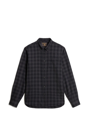 Woolrich checked button-down shirt - Black