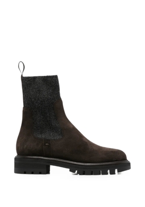 Henderson Baracco Ella suede panelled boots - Brown