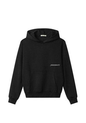 HINNOMINATE logo-print pouch-pocket hoodie - Black