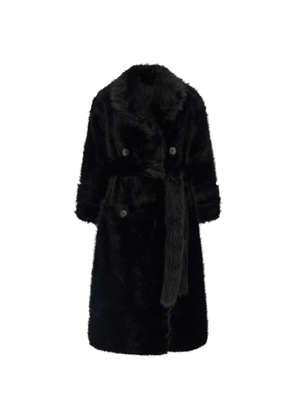 B&B COUTURE Jackie double-breasted coat - Black