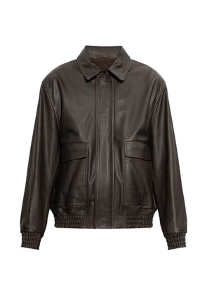 Arma Bari leather jacket - Brown