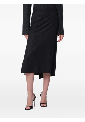 Victoria Beckham pressed tailored midi skirt - Black