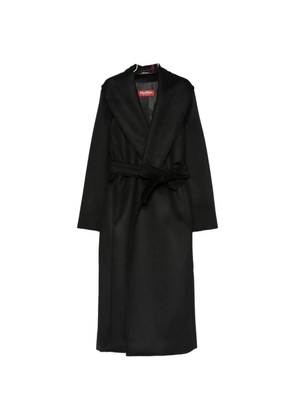 Max Mara Loriana long-sleeve belted coat - Black