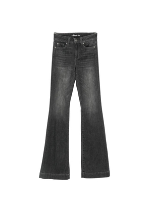 LIU JO faded flared-leg jeans - Grey