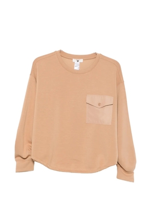TWINSET flap-pocket drop-shoulder sweatshirt - Neutrals