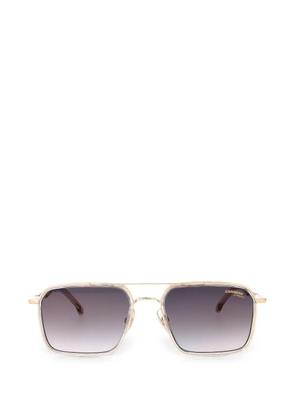 Carrera square-frame double-bridge sunglasses - Gold