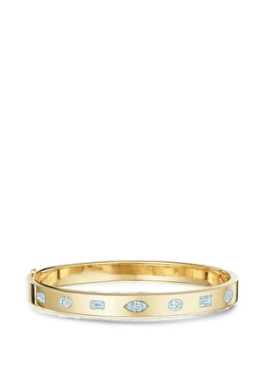 KWIAT diamond fancy shape bangle - Gold