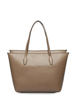 BOSS logo-motif tote bag - Brown