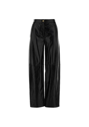 MMC STUDIO Legno leather trousers - Black