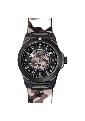Hydrogen Sportivo camouflage-print 42mm watch - Black