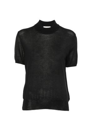 Zanone short-sleeve sweater - Black