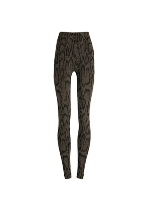 Wolford animal-print leggings - Green
