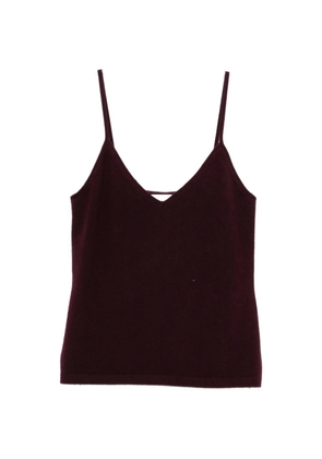 BOMPARD V-neck cashmere tank top - Purple