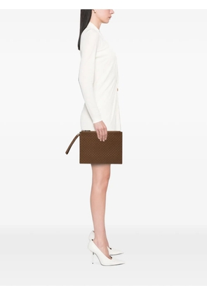 Gucci Pre-Owned 2000-2015 Microguccissima clutch bag - Brown
