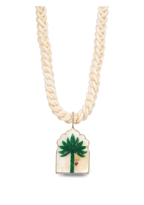 SILVIA FURMANOVICH Window multi-stone pendant necklace - Gold