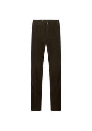 Kiton corduroy trousers - Brown