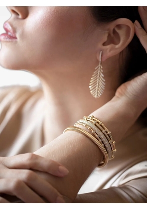 Sidney Garber Spring diamond bracelet - Gold