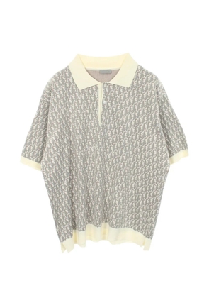 Christian Dior Pre-Owned Oblique polo shirt - Neutrals