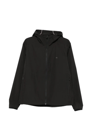 BOSS hooded zip-up jacket - Black