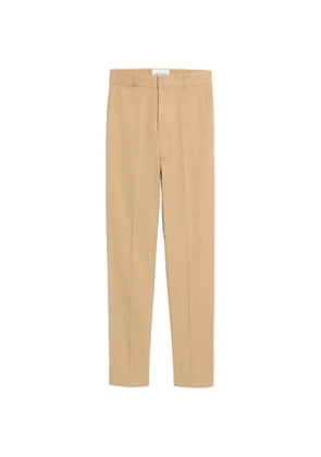 AMI Paris Parisian-fit cotton trousers - Neutrals