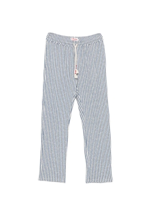 MC2 Saint Barth Calais Crochet drawstring trousers - Blue
