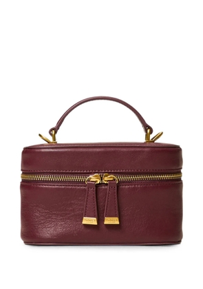 TWINSET leather bucket bag - Purple