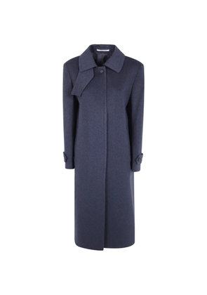 Tagliatore single-breasted wool coat - Grey