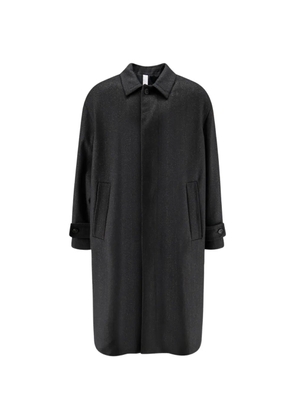 Hevo Baia del Monaco button-cuff single-breasted coat - Black