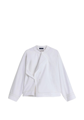 Soeur Lorraine asymmetric-fastening shirt - White
