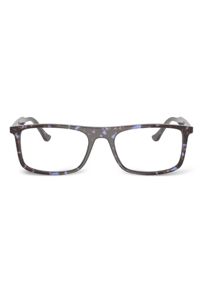 Ray-Ban tortoiseshell rectangle-frame glasses - Blue