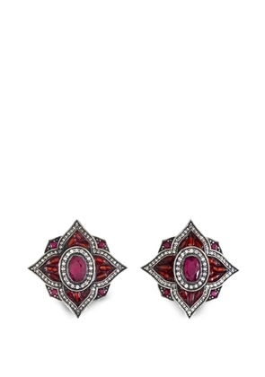 Sevan Bıçakçı ruby and diamond earrings - Gold