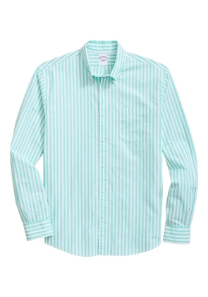 Brooks Brothers striped button-up shirt - Green