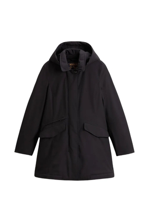 Woolrich removable-hood coat - Black
